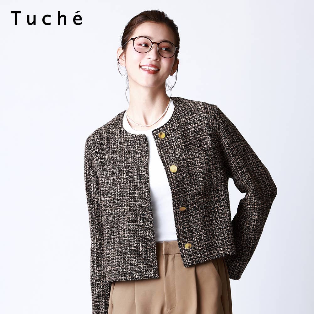【7DAYS LOOKS】ツイードジャケット【SALE】
